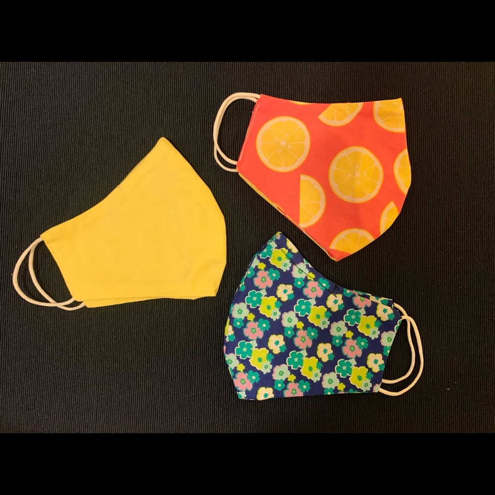 3 for $25! Breathable washable cotton face masks!
